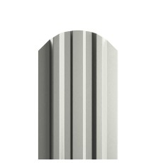 Штакетник металлический  П-образный (ЭКМ)-0.5, 16,5х99, Края НЕзавальцованные, Norman RAL9002.