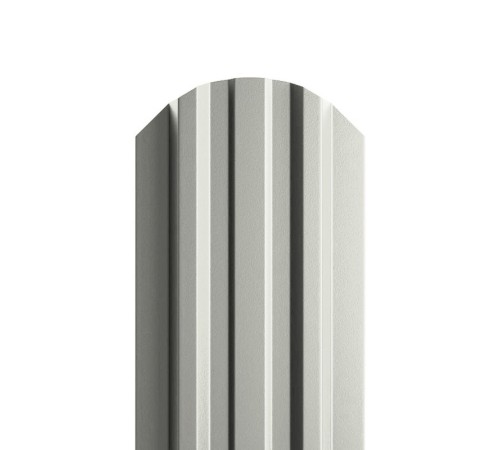 Штакетник металлический П-образный (ЭКМ)-0.5, 16,5х99, Края НЕзавальцованные, Norman RAL9002