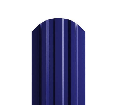 Штакетник металлический П-образный (ЭКМ)-0.45, 16,5х99, Края НЕзавальцованные, Полиэстер RAL5002