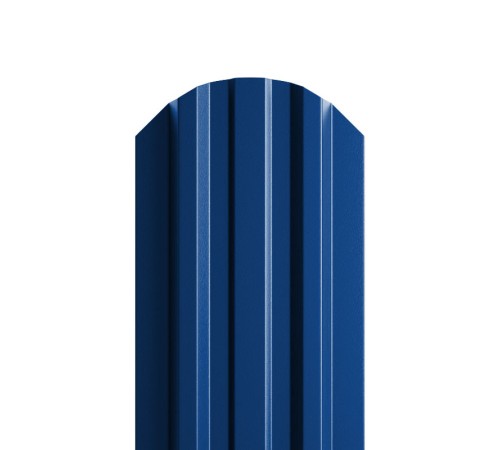 Штакетник металлический П-образный (ЭКМ)-0.45, 16,5х99, Края НЕзавальцованные, Полиэстер RAL5005