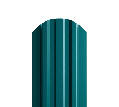 Штакетник металлический П-образный (ЭКМ)-0.45, 16,5х99, Края НЕзавальцованные, Полиэстер RAL5021