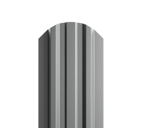 Штакетник металлический П-образный (ЭКМ)-0.45, 16,5х99, Края НЕзавальцованные, Полиэстер RAL9006