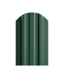 Штакетник металлический  П-образный (ЭКМ)-0.5, 16,5х99, Края НЕзавальцованные, PURMAN RAL6005