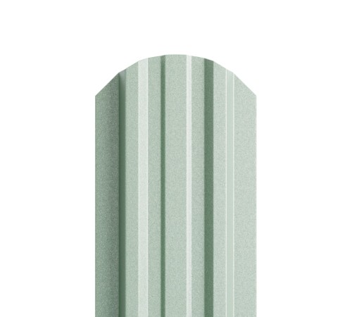 Штакетник металлический П-образный (ЭКМ)-0.5, 16,5х99, Края НЕзавальцованные, PURMAN Tourmalin