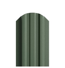 Штакетник металлический  П-образный (ЭКМ)-0.5, 16,5х99, Края НЕзавальцованные, Viking E RAL6007