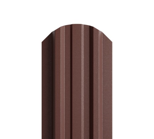 Штакетник металлический П-образный (ЭКМ)-0.5, 16,5х99, Края НЕзавальцованные, Viking E RAL8017