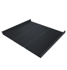 Фальц двойной стоячий Line 0,5 Quarzit Pro Matt с пленкой на замках RAL 7016 антрацитово-серый