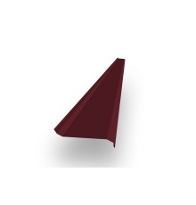 Забор-жалюзи S 58х120 мм, ПЭ, Ral 3005 - 0,35мм