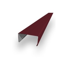 Декоративная планка П - 60х30, ПЭ, Ral 3005 - 0,35мм