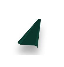 Забор-жалюзи S 58х120 мм, ПЭ, Ral 6005 - 0,35мм