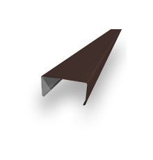 Декоративная планка П - 60х30, ПЭ, Ral 8017 - 0,35мм