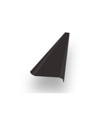 Забор-жалюзи S 58х120 мм, ПЭ, Ral 8019 - 0,35мм