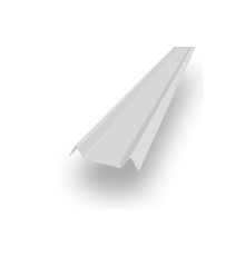 Декоративная планка М - 60х20, ПЭ, Ral 9003 - 0,35мм