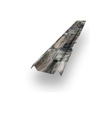 Декоративная планка М - 60х20, Белий камен - 0,45мм