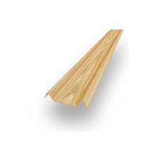 Декоративная планка М - 60х20 Светлое Дерево - 0,45мм