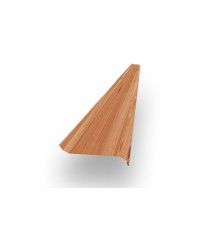 Забор-жалюзи S 58х120 мм, Золотой Орех - 0,45мм