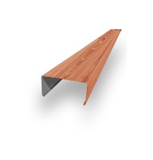 Декоративная планка П - 60х30, Золотой Орех - 0,45мм