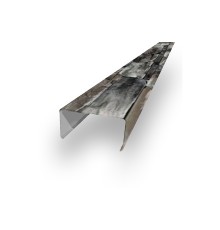 Декоративная планка П - 46х37, Белый камен - 0,45мм