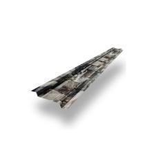 Забор-жалюзи Z 46х151 мм, Белый камен - 0,45мм