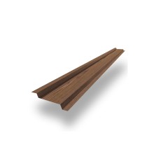 Забор-жалюзи Z 46х151 мм, Мореный Дуб - 0,45мм