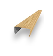 Декоративная планка П - 46х37, Светлое Дерево - 0,45мм