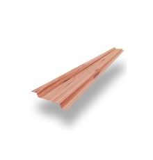 Забор-жалюзи Z 46х151 мм, Золотой Орех - 0,45мм