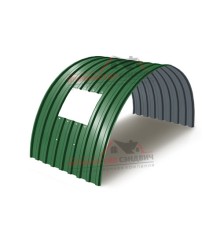 Укрытие конвейеров из арочного профлиста МП20ПГ-1150, 0,9, в полимерном покрытии