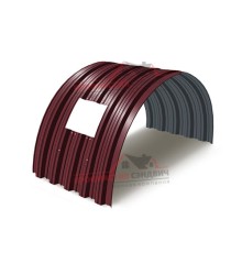 Укрытие конвейеров из арочного профлиста НС35ПГ-1060, 0,5, в полимерном покрытии