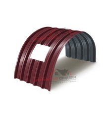 Укрытие конвейеров из арочного профлиста С44ПГ-1047, 0,7, в полимерном покрытии