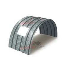 Укрытие конвейеров из арочного профлиста МП35ПГ-1076, 0,6, оцинкованный