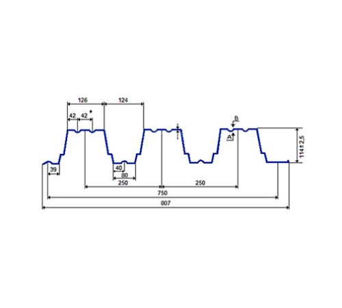 Укрытие конвейеров из арочного профлиста Н114ПГ-807, 0,8, в полимерном покрытии по выгодной цене в широком ассортименте