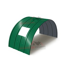 Укрытие конвейеров из арочного профлиста НС18ПГ-1170, 0,8, в полимерном покрытии