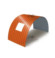 Укрытие конвейеров из арочного профлиста С18ПГ-1023, 0,6, в полимерном покрытии