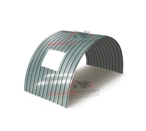 Укрытие конвейеров из арочного профлиста МП10ПГ-1200, 0,6, нержавеющий по выгодной цене в широком ассортименте