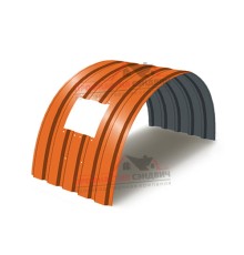 Укрытие конвейеров из арочного профлиста МП35ПГ-1076, 0,5, в полимерном покрытии