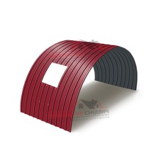 Укрытие конвейеров из арочного профлиста С10ПГ-1160, 0,7, в полимерном покрытии