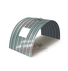 Укрытие конвейеров из арочного профлиста С15ПГ-1190, 0,9, нержавеющий