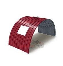 Укрытие конвейеров из арочного профлиста С17ПГ-1163, 0,5, в полимерном покрытии