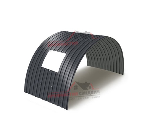 Укрытие конвейеров из арочного профлиста СС10ПГ-1160, 0,9, в полимерном покрытии по выгодной цене в широком ассортименте