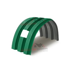 Укрытие конвейеров из арочного профлиста Н112ПГ-807, 0,8, в полимерном покрытии