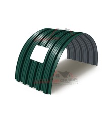 Укрытие конвейеров из арочного профлиста НС35ПГ-1060, 0,8, в полимерном покрытии