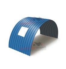 Укрытие конвейеров из арочного профлиста С10ПГ-1160, 0,8, в полимерном покрытии