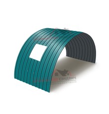 Укрытие конвейеров из арочного профлиста С10ПГ-1160, 0,9, в полимерном покрытии