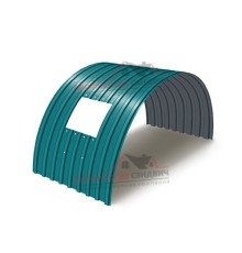 Укрытие конвейеров из арочного профлиста С17ПГ-1163, 0,7, в полимерном покрытии