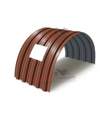 Укрытие конвейеров из арочного профлиста НС35ПГ-1060, 1,0, в полимерном покрытии