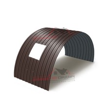 Укрытие конвейеров из арочного профлиста С10ПГ-1160, 1,0, в полимерном покрытии