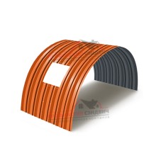 Укрытие конвейеров из арочного профлиста С15ПГ-1190, 0,6, в полимерном покрытии