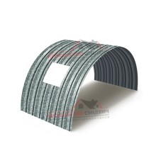 Укрытие конвейеров из арочного профлиста С15ПГ-1190, 0,8, оцинкованный