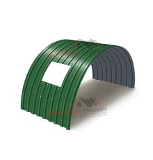 Укрытие конвейеров из арочного профлиста С17ПГ-1163, 0,8, в полимерном покрытии