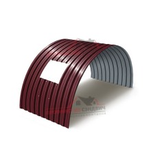 Укрытие конвейеров из арочного профлиста С21ПГ-1051, 0,6, в полимерном покрытии